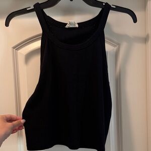 Black Sleeveless Women's Tank Babydoll Fit